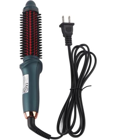 Buy 2-in-1 Curling Iron & Brush - Portable Electric Hair Styler for All Hairstyles - Constant Temperature - Green - Buy Online on SooperMarket.com