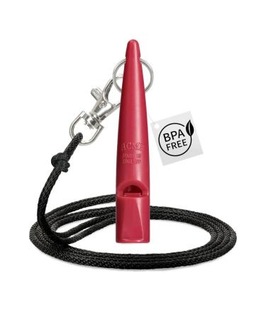 Acme dog whistle No.211.5 original from England with free instructions & black pipe band - loud & extensive for successful dog training & reliable callback (Fuchsia)