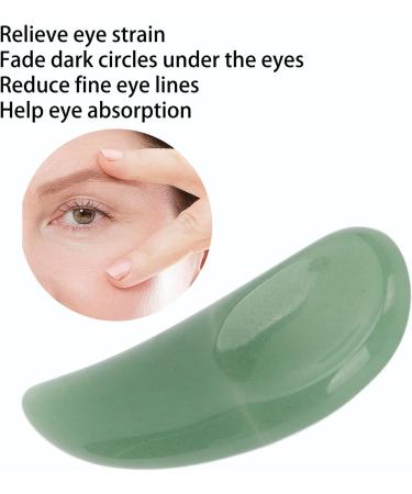Mini Makeup Mask Spatula Curved Cosmetic Spatula Scoop Mini Gua Sha Jadestone Curved Makeup Eye Cream Cosmetic Spatula (Green) - Buy Online on SooperMarket.com