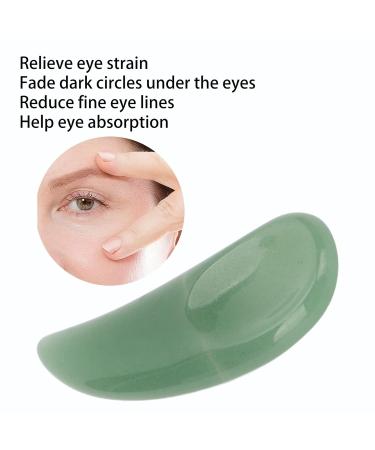 Curved Mini Makeup Eye Cream Spatula Scoop Tool - Gua Sha Tool for Cosmetics (Green) | International Shipping Available - Buy Online on SooperMarket.com