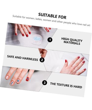 Mikinona 6 Boxes Art Glitter Stylish Stickers Delicate Sparkly Manicure Nial Manicures Crystal Paillettes Lovely Nail of Studs Decor DIY Fake Decorations Colorful Sequins Beads Ornaments - Buy Online on SooperMarket.com