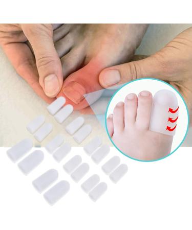 Silicone Toe Guards for Pain Relief and Toe Separation in Sports | Protective Toe Guards for Overlapping Toes - Buy Online on SooperMarket.com