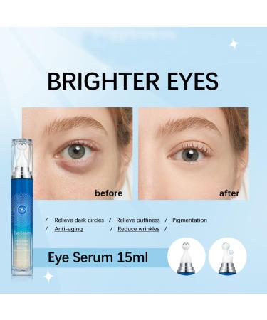 5% Caffeine Eye Serum | 360 Rollerball for Dark Circles Puffiness & Wrinkles - Under Eye Treatment for All - Buy Online on SooperMarket.com