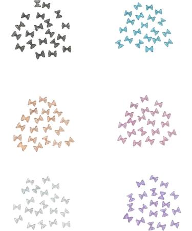 50x Cute Bowknot Nail Resin Nails Art Decorations 3D Nails Art Jewels Supplies For Acrylic Nails 50x 3d Nails Art Bowknot Nail Nails Decoration Jewels Supplies jelly white - Buy Online on SooperMarket.com