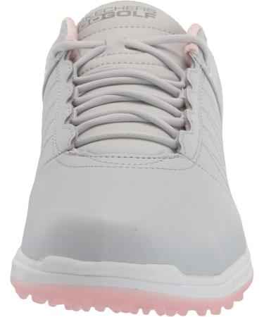 Skechers Women's Go Golf Pivot Spikeless Golf Shoe - 39.5 EU - Light Grey Pink | International Shipping Available - Buy Online on SooperMarket.com