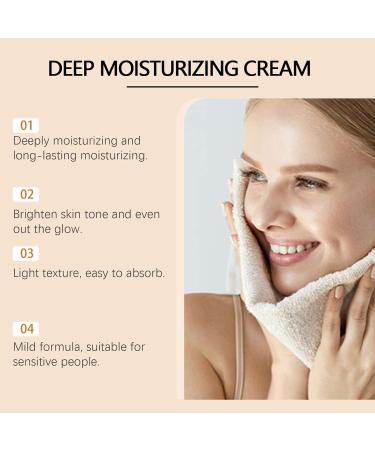 Face Moisturizer Cream Peptide Complex Face Cream Anti Wrinkle Face Cream Peptide Moisturiser Face Women Brightening Face Cream Peptides Cream for Fade Fine Lines Hydrating Firming Elasticity - Buy Online on SooperMarket.com