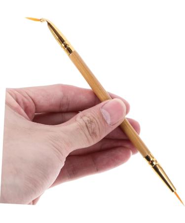 Baluue 1pcs Double Ended Eyeliner Brush Eyeliner Pencil Straight Bent Angled Brush Brush - Buy Online on SooperMarket.com