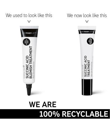 Succinic Acid Blemish Treatment by The INKEY List - Clear Blemishes, Reduce Inflammation, Prevent Clogged Pores - 15ml - Buy Online on SooperMarket.com