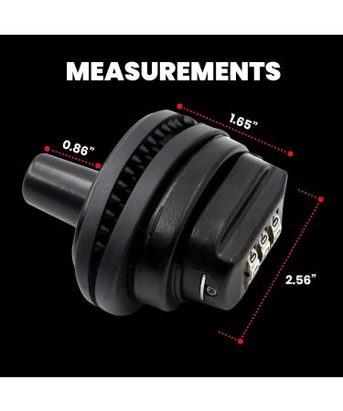 Innovatex Heavy-Duty Gun Trigger Lock Set with 3-Digit Combination - 3 Pack | Secure Handguns, Rifles, Pistols, and Shotguns | Solid Steel Home and Travel Safety Accessories - Buy Online on SooperMarket.com