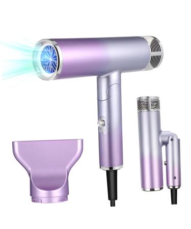 Baluue Foldable Hair Dryer Small Blow Dryer Travel Blow Dryer Small Travel Hair Dryer Small Hairdryer Abs