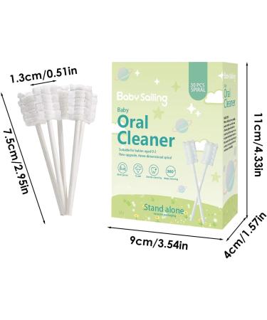 Boiler Mouth Cleaner for Newborns - Tongue & Mull Cleaner Toothbrush - 30 Pieces for Home Travel & Outdoor Use - Buy Online on SooperMarket.com