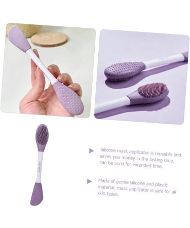 Mikinona Facial Applicator Silicone Cleansing Brush Brush Cleaning Scrubber Applicator Tool Mud Brush Wash Brush Dual Sided Applicator Clay Applicator Plastic Cleaner - Buy Online on SooperMarket.com