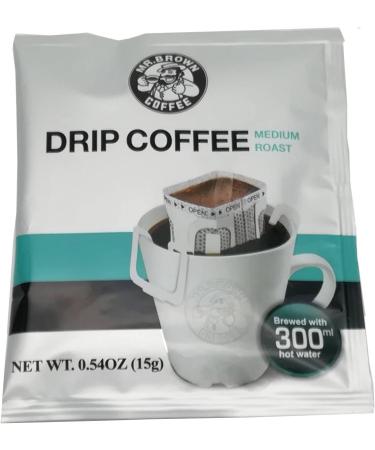 Mr. Brown Drip Coffee 100% Arabica Beans in Medium Dark Roast Flavor Ready to Make Comfort Coffee 10x15g 12 Counts - Buy Online on SooperMarket.com