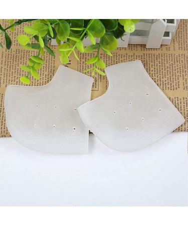 Silicone Gel Heel Socks for Plantar Fasciitis Relief and Skin Care - 2 Pairs - Buy Online on SooperMarket.com