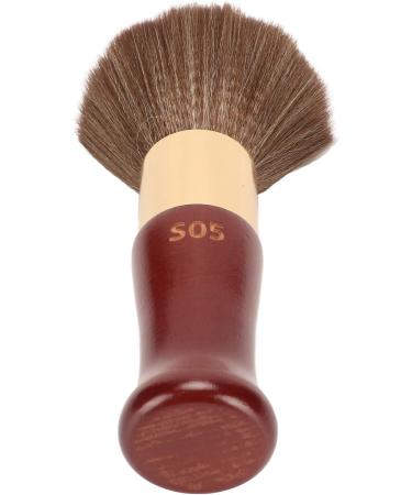 Neck Duster Brush Soft Barber Hair Brush for Fine Hair Removal Skin Friendly Neck Face Dust Brush with Soft Nylon Bristles and Wooden handle Easy Using Barber Cleaning Brush for Home Salon - Buy Online on SooperMarket.com