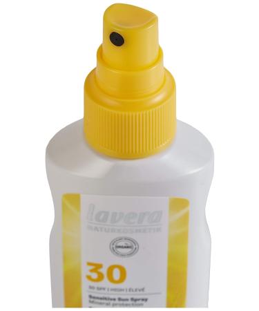 Lavera Sensitive Sun Spray SPF 30 - 100ml | Natural Vegan Sun Care | Certified Eco-Friendly Sunscreen - Buy Online on SooperMarket.com