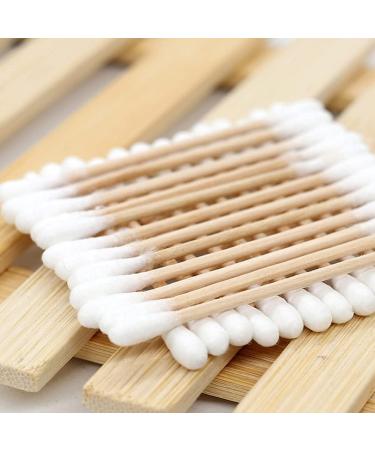 300pcs Double Tips Cotton Swabs - Perfect for Eye Shadow Makeup & Pet Ear Cleaning | Beauty Essentials - Buy Online on SooperMarket.com