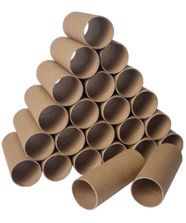 30 Pack Craft Rolls - Round Cardboard Tubes - Cardboard Tubes for Crafts - Craft Tubes - Paper Tube for Crafts - 1.57 x 3.9 Inches - Brown