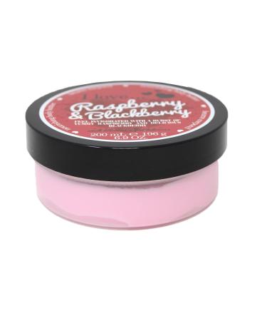 I Love Raspberry & Blackberry Body Butter - 87% Naturally Derived Vegan Friendly Moisturizing with Shea Butter & Coconut Oil for Soft Skin - 200ml - Buy Online on SooperMarket.com