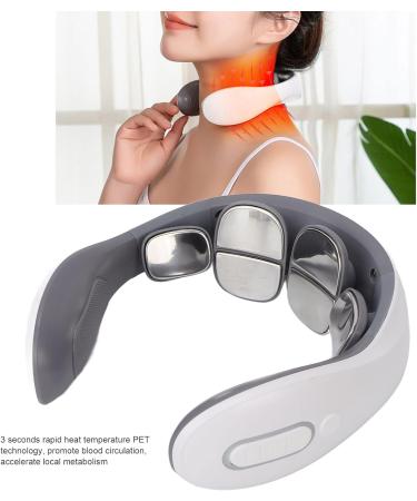 U-Shaped Neck Massage Device - Ergonomic 42 C Hot Compress Deep Tissue & Trigger Point Massager with 6 Heads for Home Office & Travel - International Shipping Available - Buy Online on SooperMarket.com