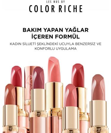 L'Or al Paris Color Riche Satin Smooth Lipstick Moisturising Pure Pigment Lip Colour With Omega 3 & Vitamin E 182 Extreme 182 EXTREME 1 count (Pack of 1) - Buy Online on SooperMarket.com