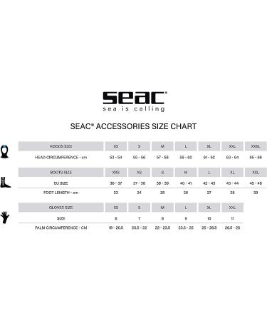 SEAC Anatomic Neoprene Socks X-Large 5mm - Premium Quality Dive Gear - Buy Online on SooperMarket.com