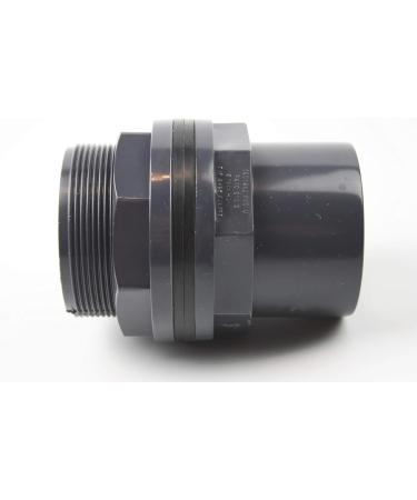 Buy Osaga PVC-U Bushing 63mm 63/75 x 2.5 DN 70 | Adhesive Socket & External Thread DN 75 for Pond Filters - International Shipping - Buy Online on SooperMarket.com