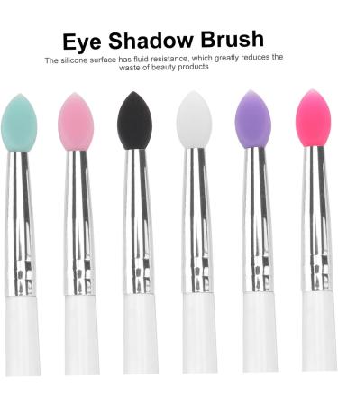 Healeved 6pcs Eye Shadow Brush Eyeshadow Brush Sponge Eyeshadow Makeup Practice Face Lip Brush - Buy Online on SooperMarket.com