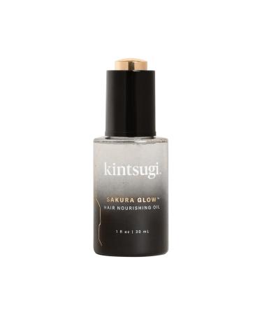 Kintsugi Sakura Glow Frizz Control Formula - Lightweight Nourishing Glossing and Hydrating Treatment with Argan Marula and Jasmine Oils for Dry Aging Hair