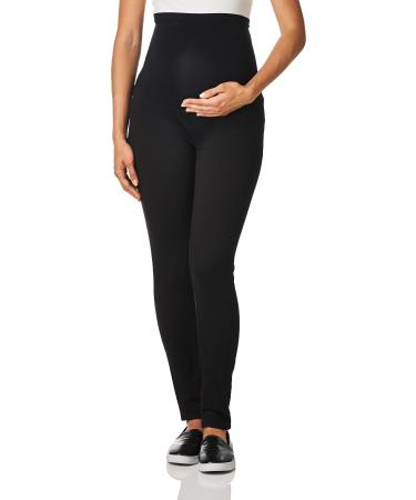 Motherhood Maternity Women's Indigo Blue Stretch Secret Fit Belly Ankle Denim Jegging Jeans L Black Wash
