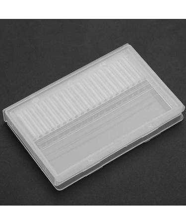 FILFEEL Nail Drill Bit Storage Box - 20 Slots Clear Plastic Detachable Case for Nail Art & Manicure Accessories - Buy Online on SooperMarket.com