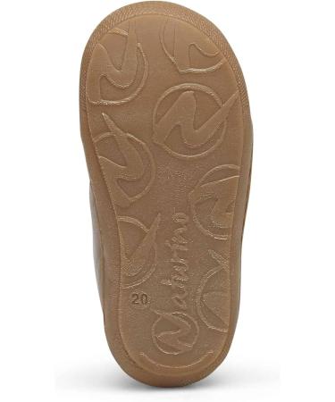 Naturino Cocoon VL Leather First Steps Shoes 7 UK Child - Gold | Premium Quality - Buy Online on SooperMarket.com