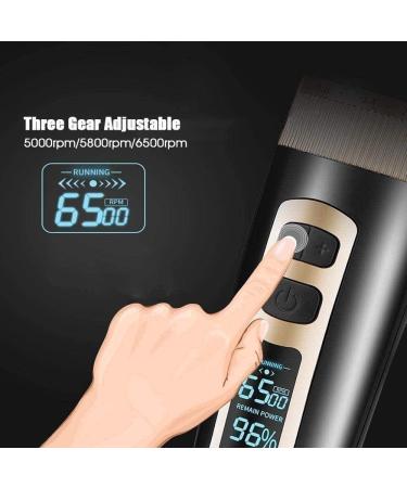 Professional Hair Clippers for Men - Cordless Electric Hair Cutting Kit with LED Display | Best Hair Trimmer for Barbers  - Buy Online on SooperMarket.com