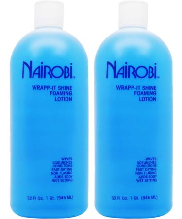 Nairobi Wrapp-It Shine Foaming Lotion 32 Fl Oz - Pack of 2 | Hair Styling Product - Buy Online on SooperMarket.com