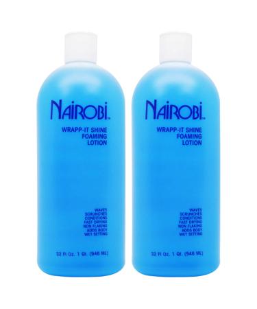 Nairobi Wrapp-It Shine Foaming Lotion 32 Fl Oz (Pack of 2)