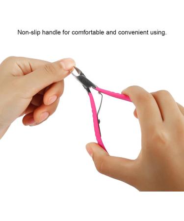 Professional Stainless Steel Cuticle Nipper for Manicures - Dead Skin Scissors Nail Art Tool - Buy Online on SooperMarket.com