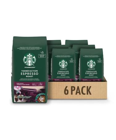 Starbucks Espresso Roast Ground Coffee 340 Grams (pack of 6) Espresso Dark Roast 6 Count