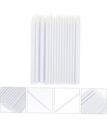 MUSISALY 100pcs Disposable Eyeliner Brush Makeup Brush Applicator Eye Tool Brush Eye Makeup Brush Cosmetic Brush Eyeliner Fiber Brush Eyeliner Applicator Makeup Eye Tool 9x6.5cm White - Buy Online on SooperMarket.com