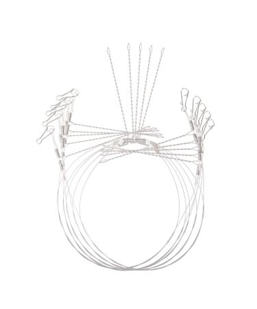 Fishing Leaders,Stainless Steel Fishing Leader Rigs with Swivels and Snaps,Fishing Tackle Kit for Lures Bait Or Hooks
