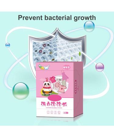 Laundry Sheets 30Loads Fragrance Free Quick Dissolving Compact Size Laundry Paper Pink 1 Pack 1 Pack Pink - Buy Online on SooperMarket.com