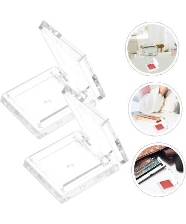 MUSISALY 4pcs Transparent Square Mini Eyeshadow Box Eyeshadow Palettes Small Makeup Palettes Cosmetic Palettes Empty Eyeshadow Pans Small Cosmetic Pans Empty Pans for Eyeshadow Lip Balm Pan - Buy Online on SooperMarket.com