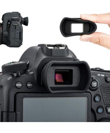 Soft Camera Eyecup Eyepiece Viewfinder Eyeshade for Canon EOS 6DM2 5DM2 6D 5D Mark II 90D 80D 77D 70D 60D 50D 4000D 2000D Rebel T100 T8i T7i T7 T6s T6i T6 T5i T5 T4i SL3 SL2 Replac Canon EB EF Eye Cup Replace Canon EF EB Eyecup