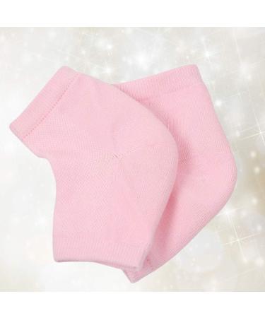 Minkissy Heel Socks - Silicone Gel Spa Socks for Cracked Heels & Dry Feet Repair | Moisturizing Cuff Support - Buy Online on SooperMarket.com
