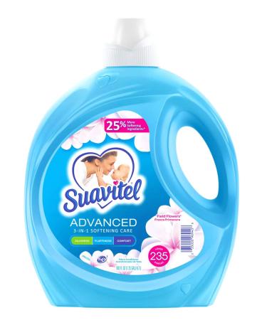 Suavitel Advanced Liquid Fabric Softener Field Flowers 160 Fluid Ounce