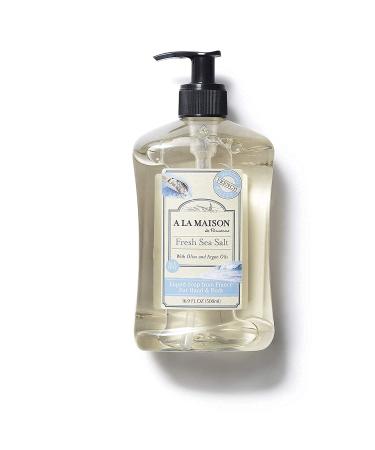 A LA MAISON Liquid Fresh Sea Salt Soap, 16.9 FL OZ (500ml) 16.9 Fl Oz (Pack of 1)