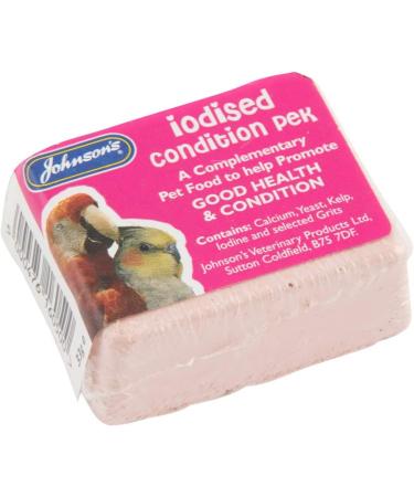 Johnsons Veterinary Products P050 Iodised Condition Pek for Budgies Parrots Small 1 count (Pack of 1)