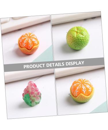 CORHAD 24pcs Artificial Fruit Doll Fruits Lemon Slice Model Fruits Cake Topper Realistic Grape Props Lifelike Grape Props Hairclips Photo Frames Ornaments Material Phone Case Resin Child - Buy Online on SooperMarket.com
