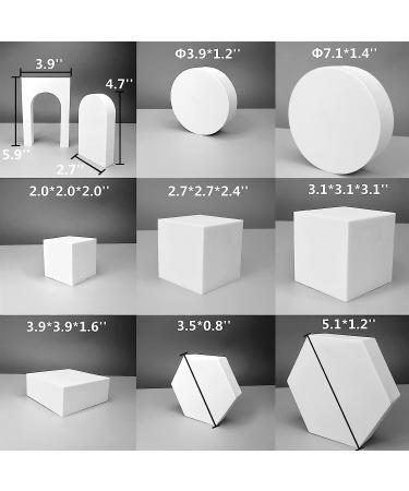 10PCS Waterproof Hard Foam Photography Props for Photoshoot - White - Buy Online on SooperMarket.com