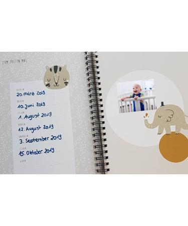 My First Year Baby Album - Fillable Baby Book for Cherishing Memories | International Shipping Available - Buy Online on SooperMarket.com