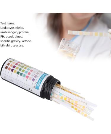 100pcs Ketone Urine Test Strips - Accurate Measurement for Ketones, Leukocyte, Nitrite, Urobilinogen, Protein, PH - Fast Results - Buy Online on SooperMarket.com